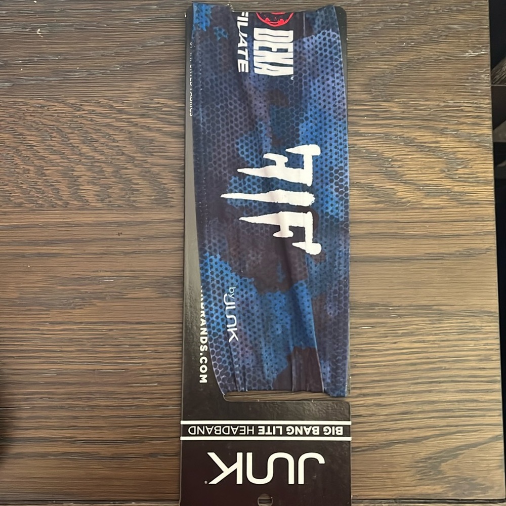 JUNK Brand digital camo blue headband